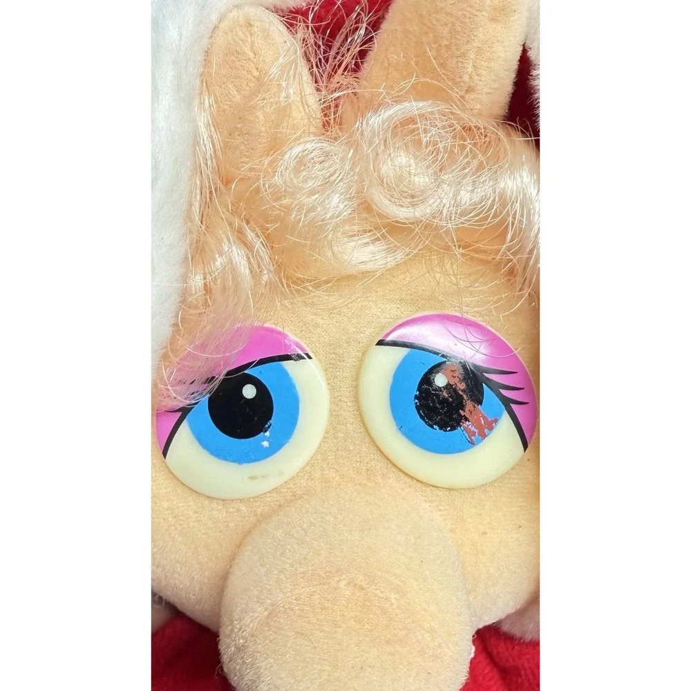 Muppet Babies Miss Piggy Fozzie Bear Christmas Plush Bundle McDonalds 1987 Vtg